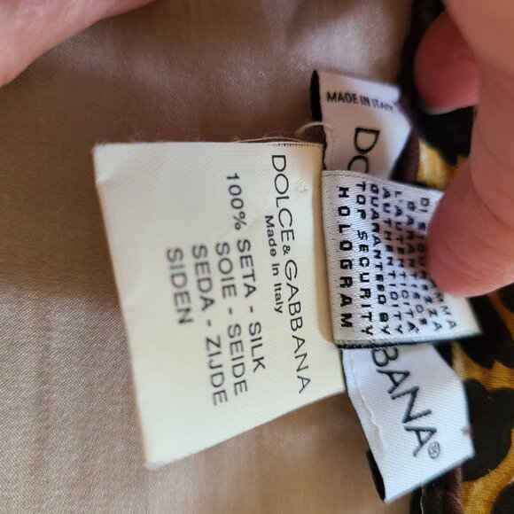 Dolce & Gabbana 100% silk scarf - Picture 8 of 9